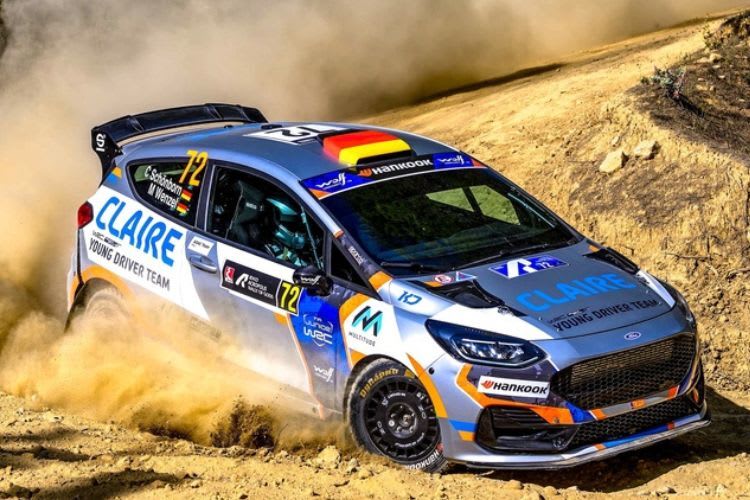 Bei der Akropolis auf brutalen Schotterpisten mit Punkten in der Junior-WM: Clarie Schönborn