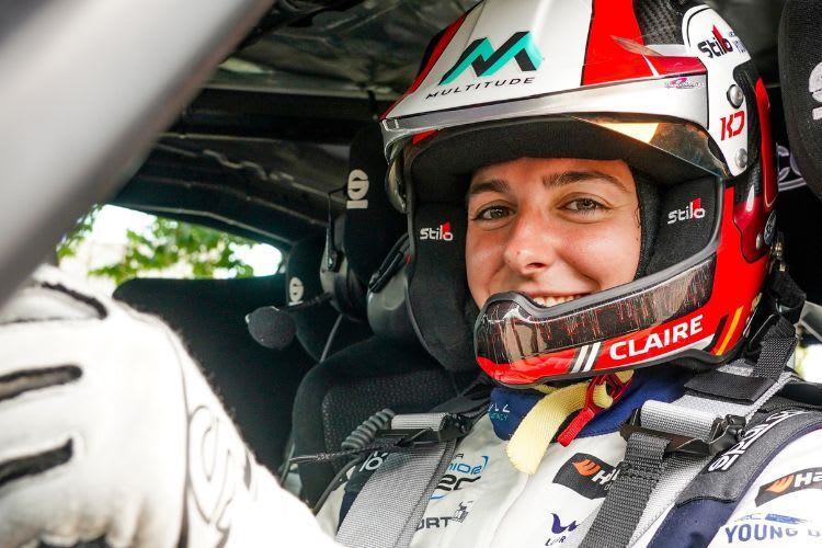 Gut vorbereitet für die Rallye Finnland: Claire Schönborn