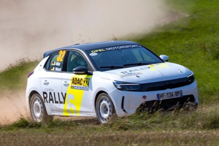Staubige Angelegenheit: Gelungenes Debut des Opel Corsa Rally6 bei der Saarland-Pfalz-Rallye