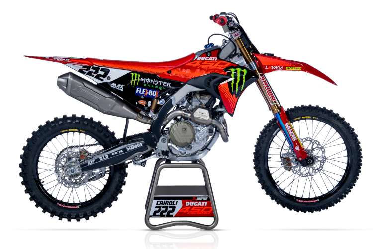 So sieht die Ducati Desmo450 MX aus