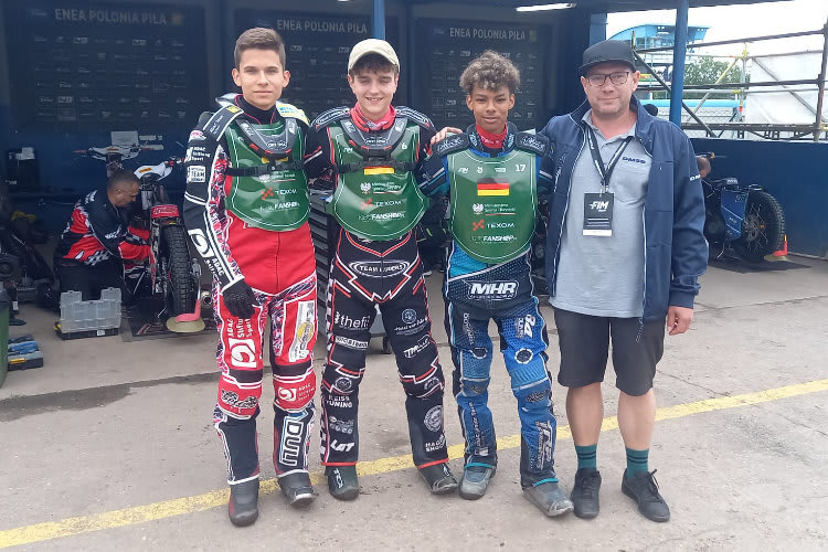 Team-WM in Roden (v.l.) Erik Riss, Stephan Katt, Jörg Tebbe, Martin Smolinski und Josef Hukelmann