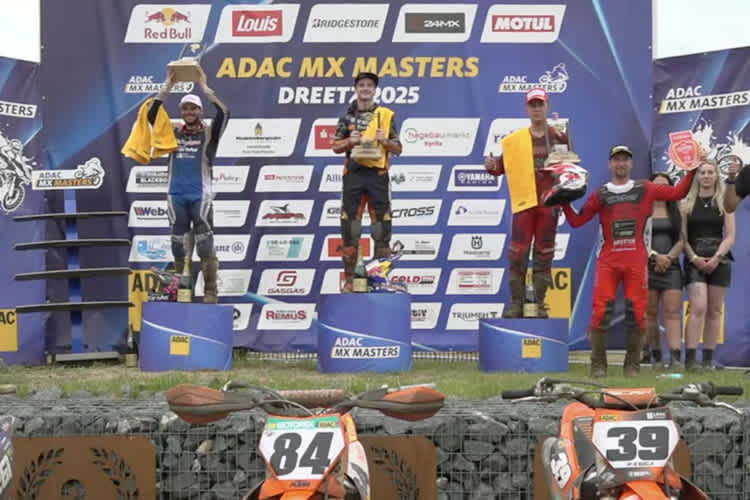 Das Masters-Podium in Dreetz