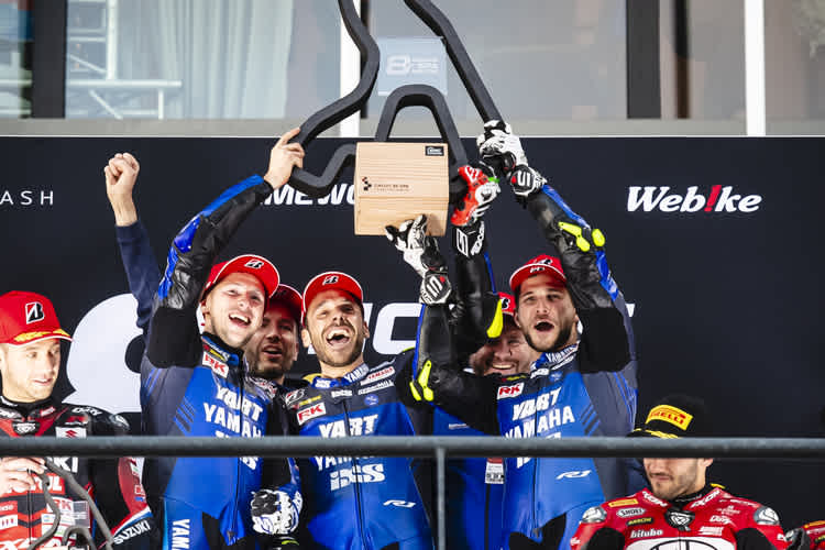 Verdienter Sieg in Spa: Marvin Fritz, Niccolo Canepa und Karel Hanika