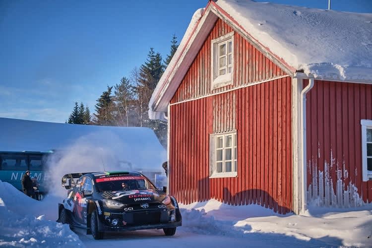 Elfyn Evans in Lappland