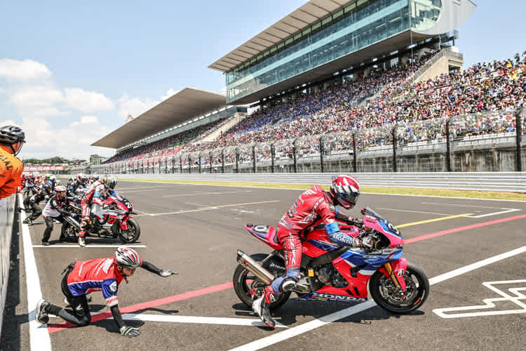 Der Start zur 46. Ausgabe der «Suzuka 8 Hours»