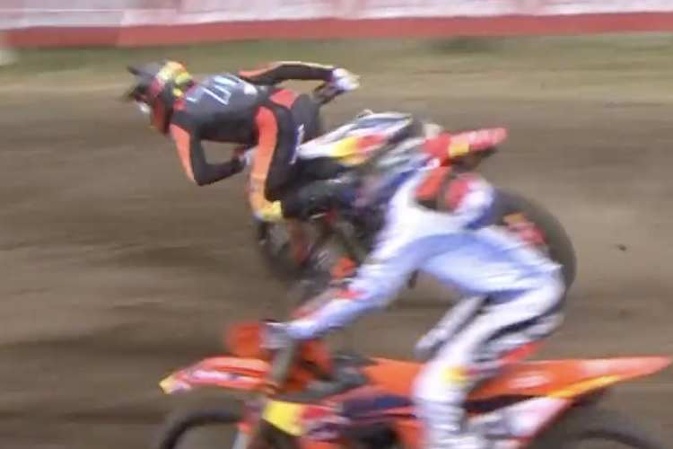 Ruben Fernandez flog im Talkessel heftig ab