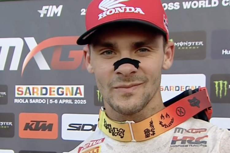 Tim Gajser startet in Sardinien von Pole
