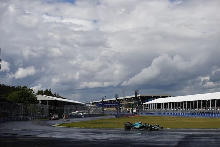 Dunkle Wolken über dem Circuit Gilles-Villeneuve im Vorjahr