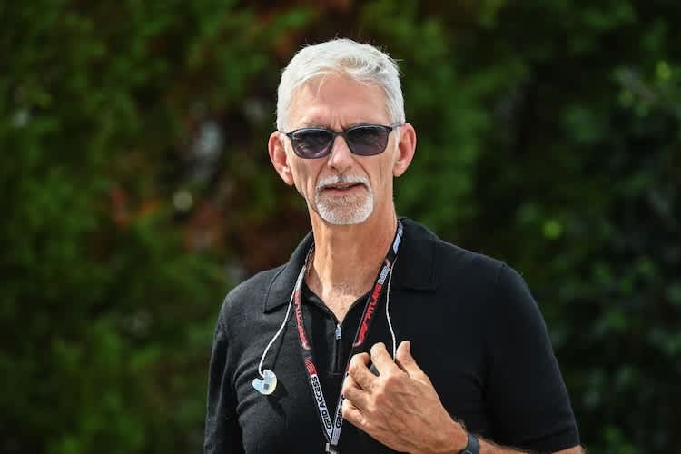 Damon Hill wurde 1996 Weltmeister, war danach als Experte für Sky an der Strecke