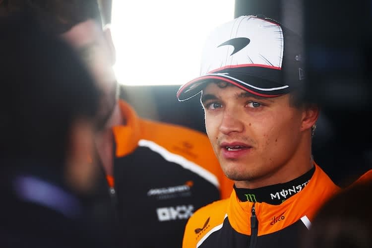 Lando Norris wurde in Japan Zweiter hinter Max Verstappen