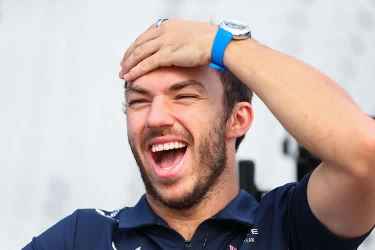 Pierre Gasly war am Freitag am Nachmittag der Schnellste