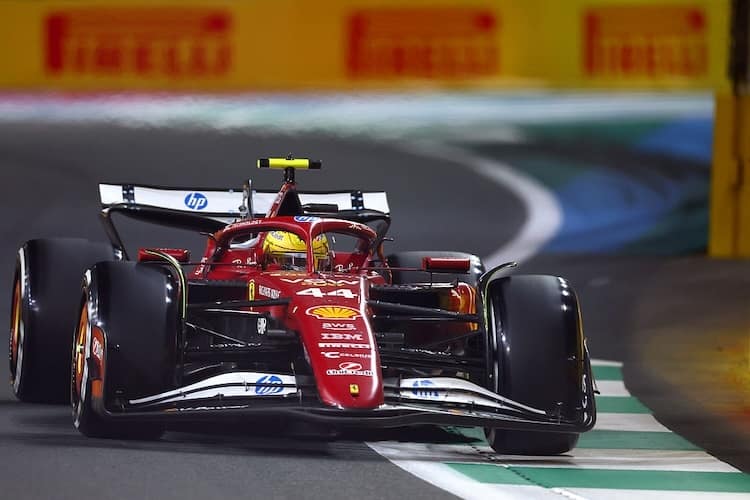 Lewis Hamilton wurde in Saudi-Arabien Siebter