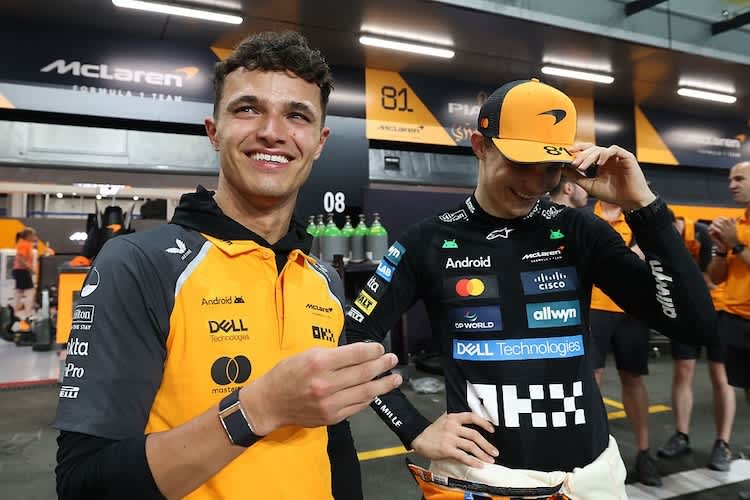 Lando Norris verlor in Saudi-Arabien die WM-Führung an seinen Teamkollegen Oscar Piastri (r.)