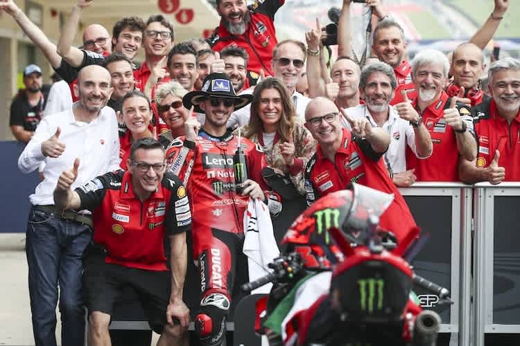 Gigi Dall'Igna über Bagnaia: «Der Sieg war für ihn befreiend und hat ihm Selbstvertrauen gegeben»