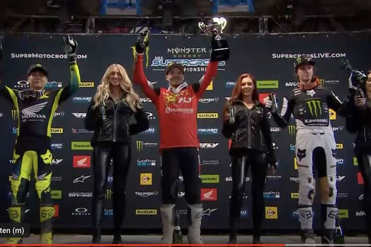 RJ Hampshire gewann in Glendale vor Levi Kitchen und Jo Shimoda