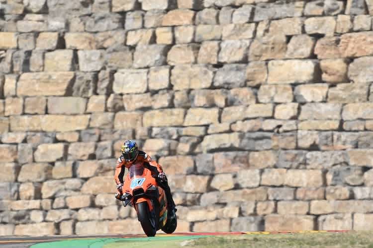 2022: Remy Gardner vor der berühmten Mauer