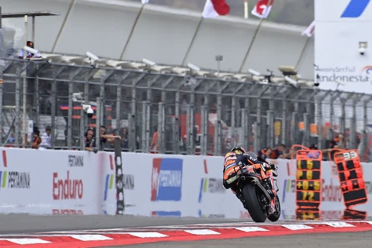 Brad Binder nach zwei Strafen 2023 auf Platz 6 in Mandalika
