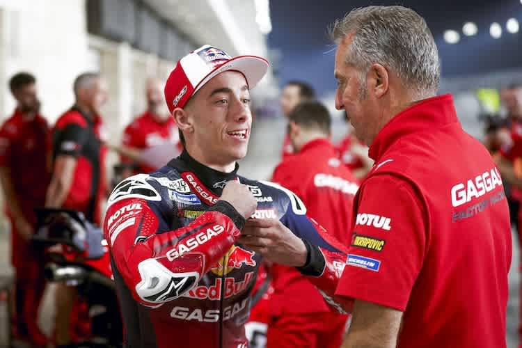 Hervé Poncharal mit MotoGP-Sensation Pedro Acosta