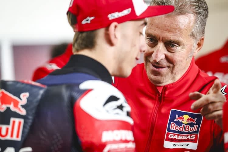 Boss und Fan von Pedro Acosta: Hervé Poncharal