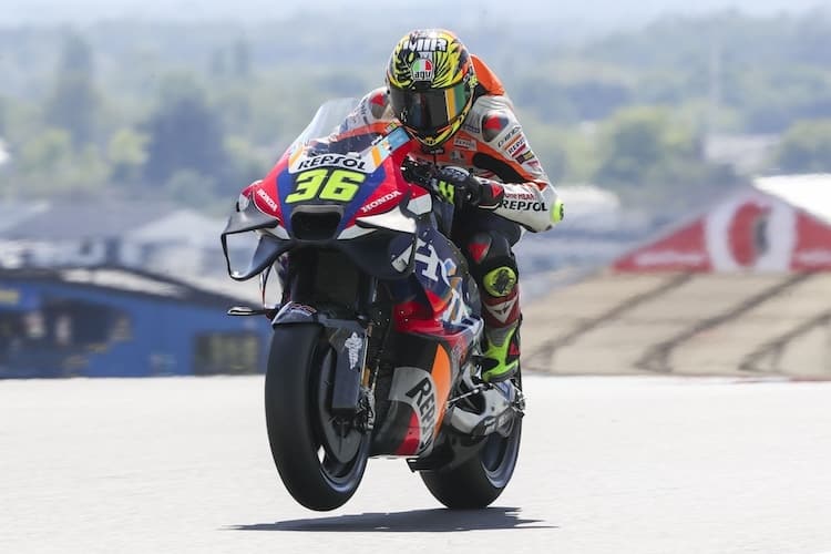 Joan Mir auf der Honda RC213V: Doppelausfall in Le Mans