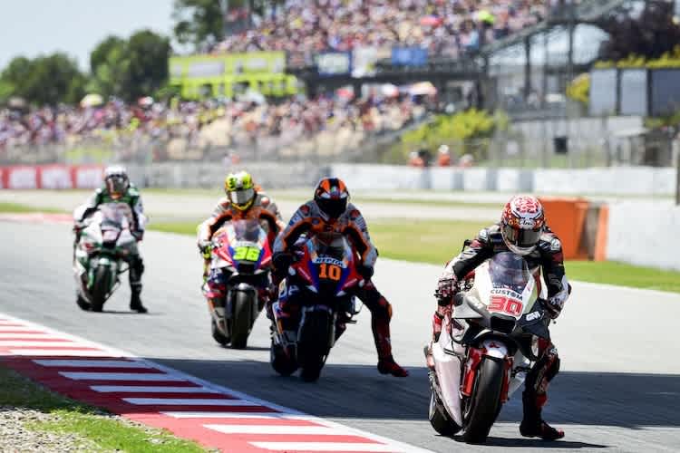 Taka Nakagami führt die Honda-Meute in Barcelona an