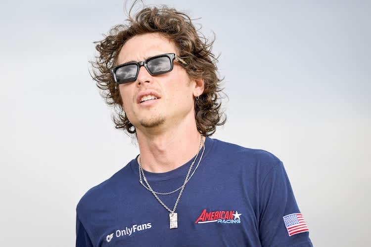 Joe Roberts vor dem ersten Training in Mugello