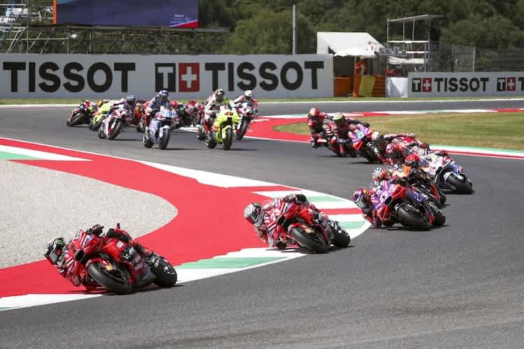 Ganz vorne: Pecco Bagnaia gewinnt den MotoGP-Sprint in Mugello