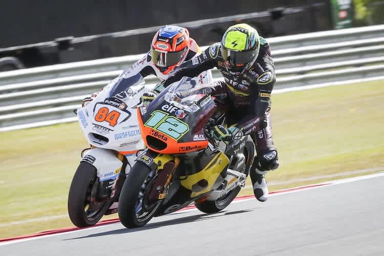 Filip Salac flog in der ersten Runde per Highsider ab