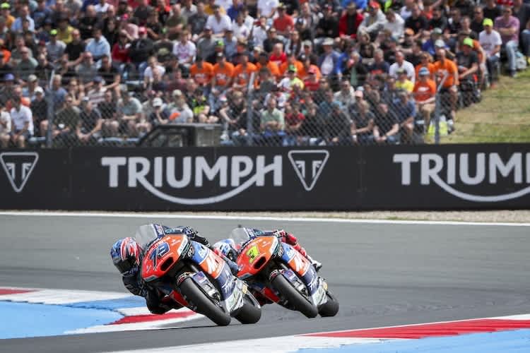 Assen: Ai Ogura vor Teamkollege Sergio Garcia