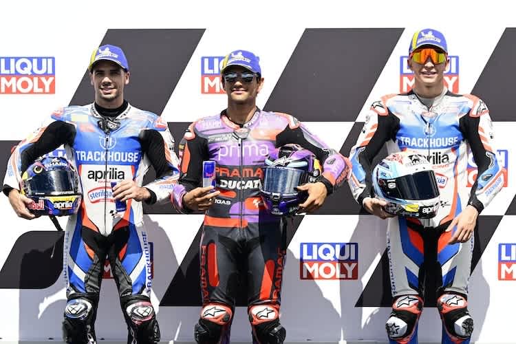 Die Top-3 in Q2: Martin vor Oliveira und Raúl Fernández