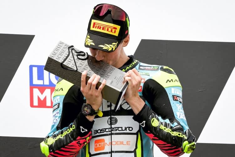 Fermin Aldeguer: Schmatzer für den Sachsenring