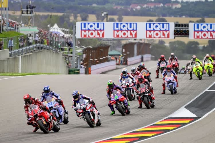 Die MotoGP am Sachsenring