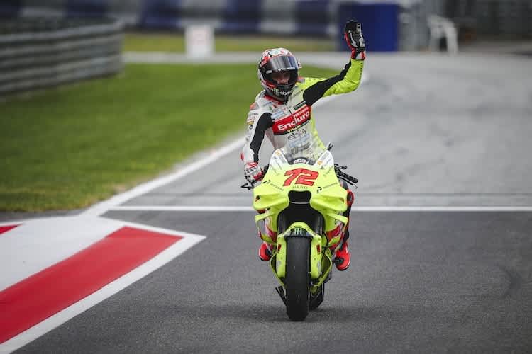 Kleiner Jubel: Platz sechs für Ducati-Fahrer Bezzecchi in Spielberg
