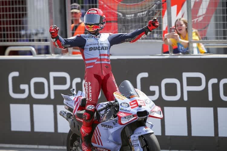 Marc Marquez: Im zwölften Versuch gelang der erste GP-Sieg mit Ducati