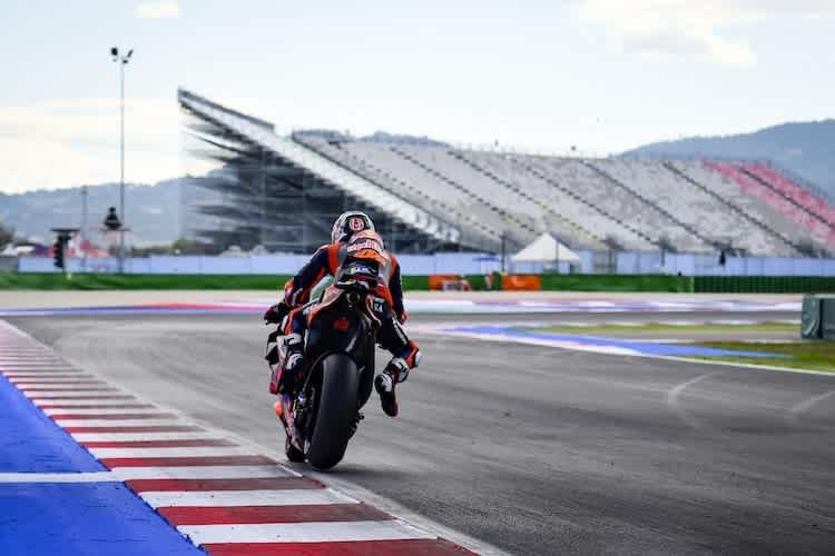 KTM-Testfahrer Dani Pedrosa in Misano