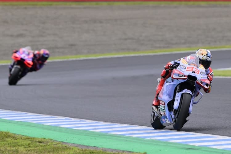 Marc Marquez – hier auf der Ideallinie