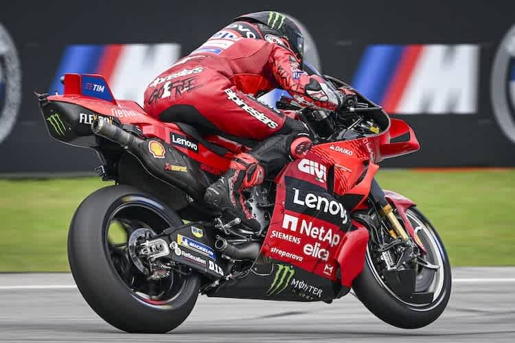 Francesco Bagnaia dominierte die Konkurrenz im freien Training