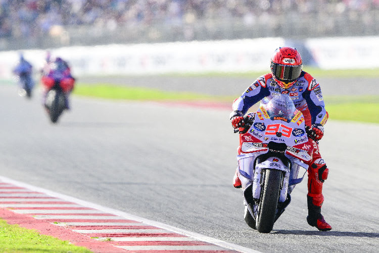 Marc Márquez wurde im Barcelona-Rennen Zweiter und in der WM-Wertung Dritter