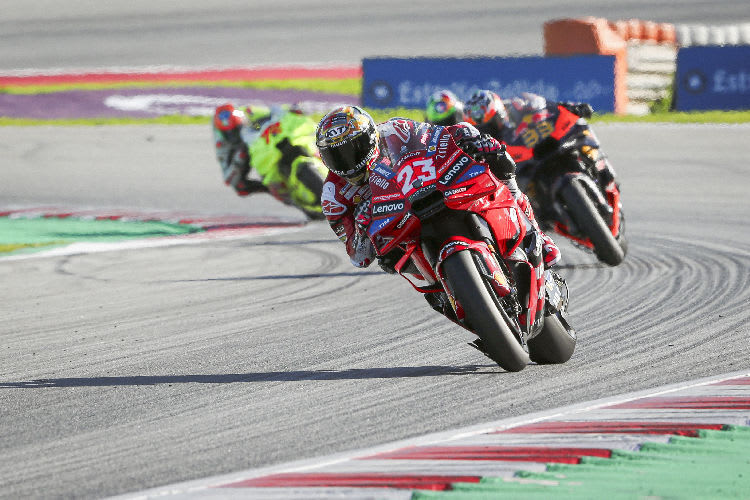 Für Enea Bastianini reichte es im Barcelona-GP nur für Rang 7