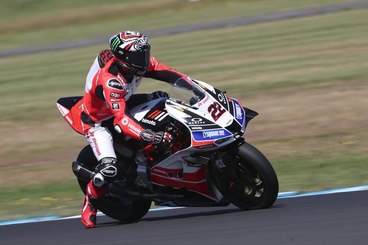 Alex Lowes lerne die Bimota KB998 von einer neuen Seite kennen