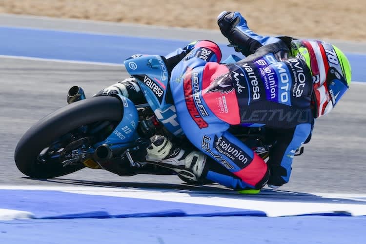 Jakob Rosenthaler auf der KTM der erfolgreichen Aspar-Mannschaft