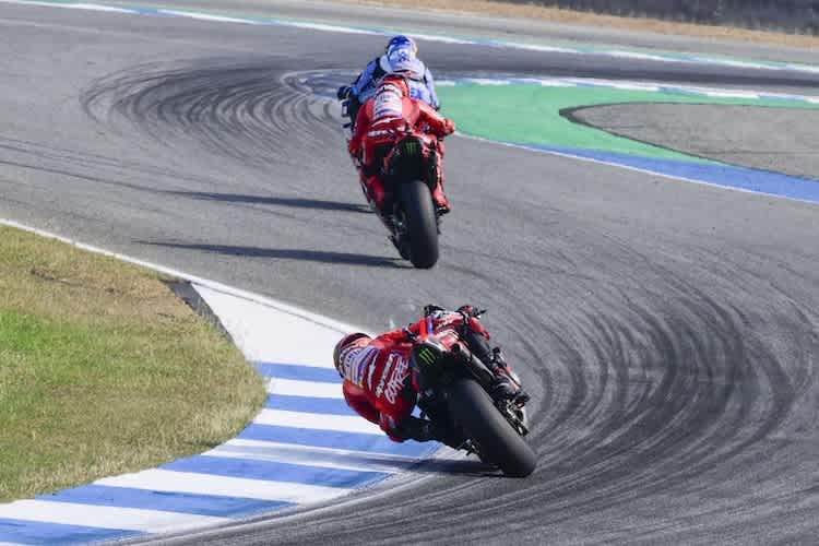 Verfolger: Pecco Bagnaia hinter den Marquez-Brüdern auf Rang 3