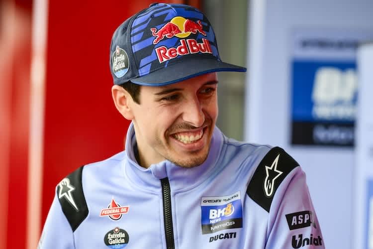 Das Lachen des WM-Zweiten: Alex Marquez (Gresini)