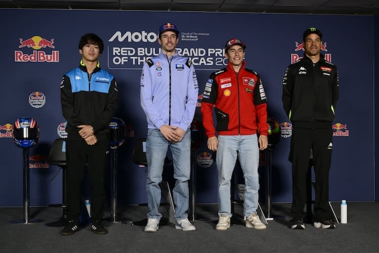 Franco Morbidelli (re.): Zurück bei den schnellsten MotoGP-Piloten