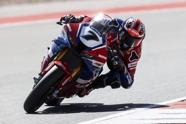 Iker Lecuona bestätigte am Freitag den positiven Trend von Hondas Superbike-Projekt