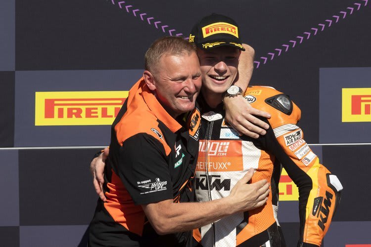 Am Ende schien für Freudenberg KTM und Jeffrey Buis wieder die Sonne