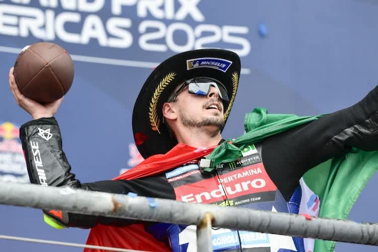 Fabio Di Giannantonio feiert Platz 3 beim US-GP in Austin