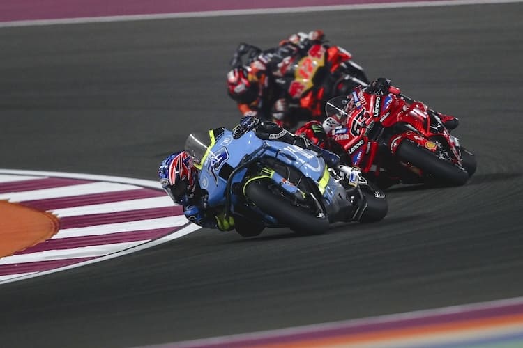 Ai Ogura (Trackhouse-Aprilia) besiegte im Sprint Pecco Bagnaia