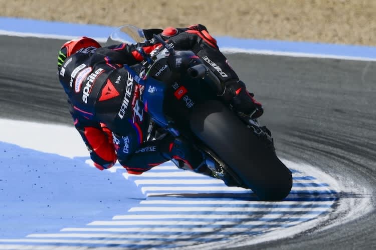 Verpasste in Jerez zum Auftakt einen Platz in den Top-10: Aprilia-Pilot Marco Bezzecchi