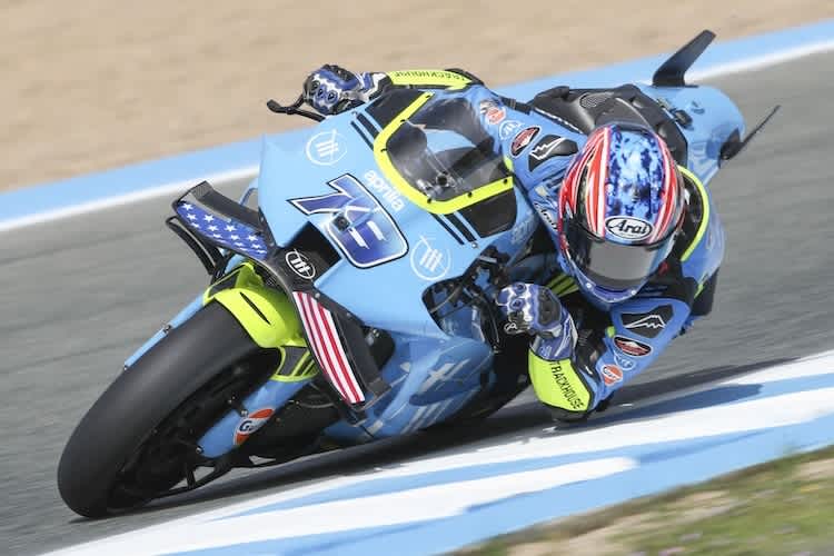 Überzeugend: Ai Ogura steuerte die Kunden-Aprilia auf Position 8